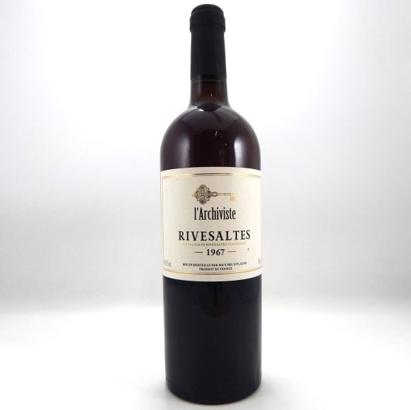 Archiviste 1967 – Archiviste – Rivesaltes – 75cl - Vins Rouges Harmonieux pour Chaque Occasion