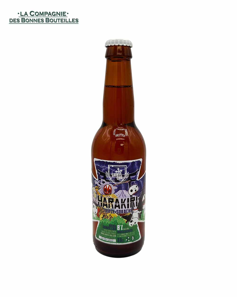 Bière sainte cru - Hara-Kiri Triple Sorachi - VP 33 cl - Vins Rouges Harmonieux pour Chaque Occasion Bière sainte cru - Hara-Kiri Triple Sorachi - VP 33 cl - Vins Rouges Harmonieux pour Chaque Occasion