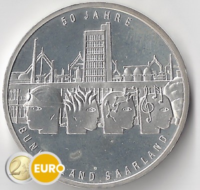 10 euro Alemania 2007 – G 50 años Sarre BU FDC - Vins Rouges Harmonieux pour Chaque Occasion