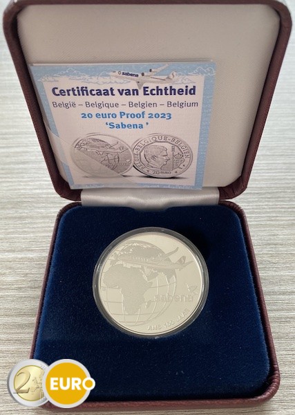 20 euros Belgique 2023 – 100 ans Sabena BE Proof Argent - Vins Rouges Harmonieux pour Chaque Occasion 20 euros Belgique 2023 – 100 ans Sabena BE Proof Argent - Vins Rouges Harmonieux pour Chaque Occasion
