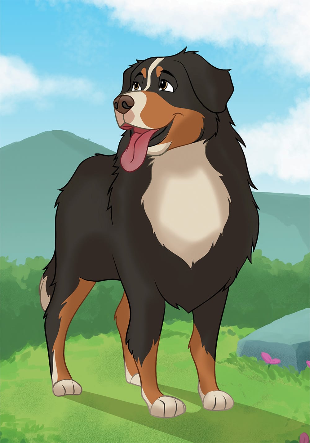 Balade Canine – Affiche Chien – Poster pour Enfant - Vins Rouges Harmonieux pour Chaque Occasion Balade Canine – Affiche Chien – Poster pour Enfant - Vins Rouges Harmonieux pour Chaque Occasion