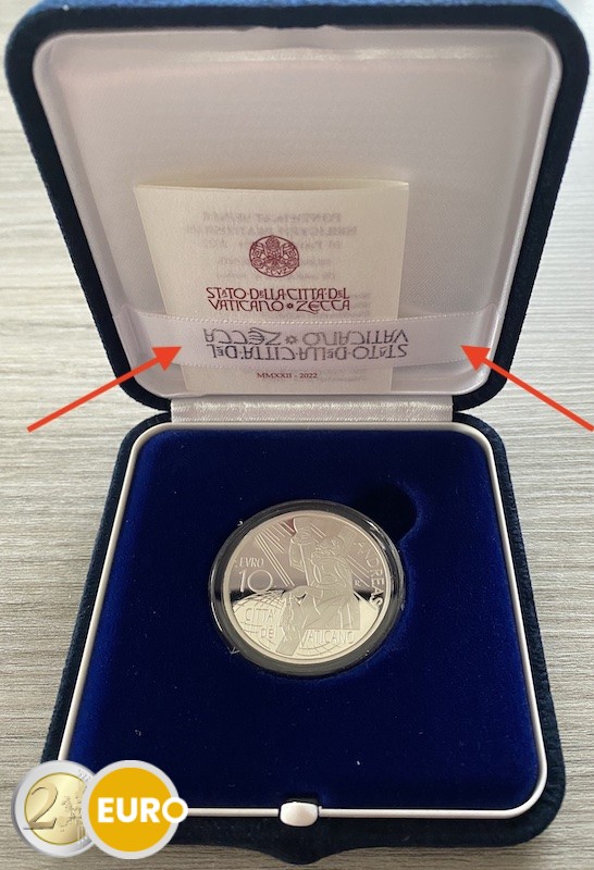 10 euro Vatican 2022 – Saint Andrew BE Proof Silver – Error - Vins Rouges Harmonieux pour Chaque Occasion