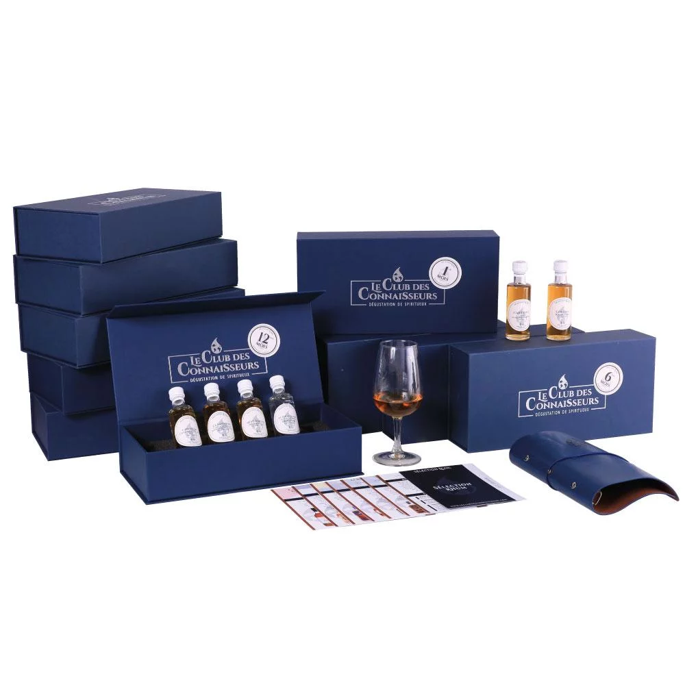 Box Dégustation Abonnement 6 Spiritueux 12 Mois – Whiskies, Rhums, Gins - Vins Rouges Harmonieux pour Chaque Occasion Box Dégustation Abonnement 6 Spiritueux 12 Mois – Whiskies, Rhums, Gins - Vins Rouges Harmonieux pour Chaque Occasion