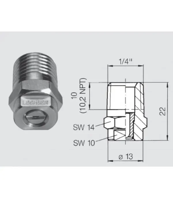 Buse HP inox 25°/065 310 bars MB 1/4 - Vins Rouges Harmonieux pour Chaque Occasion