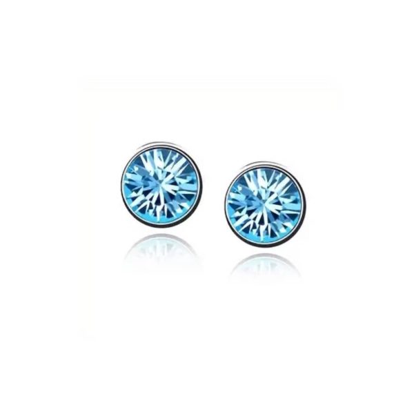 Boucles d&rsquo;oreilles puces cristal - Vins Rouges Harmonieux pour Chaque Occasion