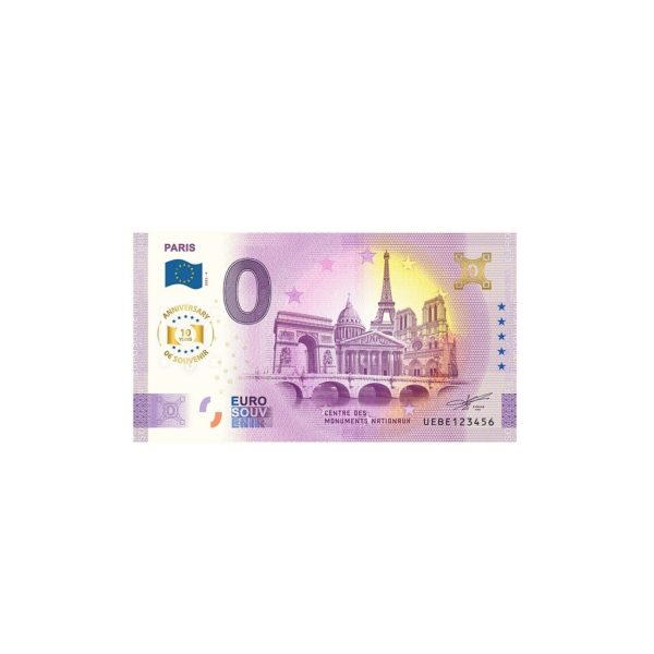 Billet touristique Paris – 10e anniversaire - Vins Rouges Harmonieux pour Chaque Occasion