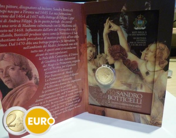 2 Euro San Marino 2010 – Sandro Botticelli Stgl. - Vins Rouges Harmonieux pour Chaque Occasion