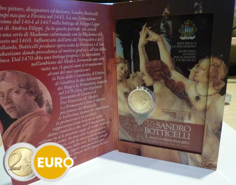 2 Euro San Marino 2010 – Sandro Botticelli Stgl. - Vins Rouges Harmonieux pour Chaque Occasion 2 Euro San Marino 2010 – Sandro Botticelli Stgl. - Vins Rouges Harmonieux pour Chaque Occasion