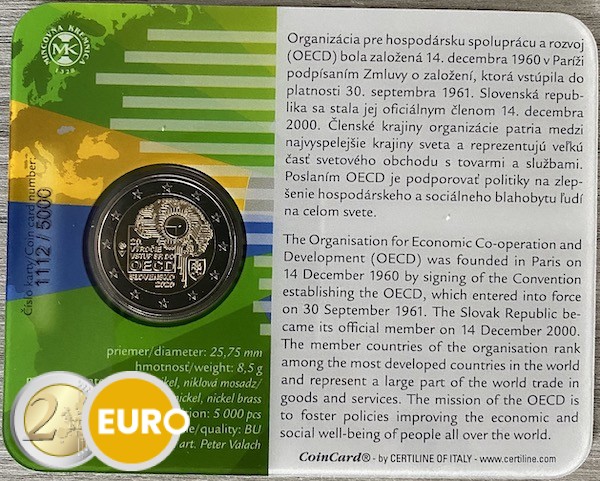 2 euros Eslovaquia 2020 – Ingreso a la OCDE BU FDC Coincard - Vins Rouges Harmonieux pour Chaque Occasion 2 euros Eslovaquia 2020 – Ingreso a la OCDE BU FDC Coincard - Vins Rouges Harmonieux pour Chaque Occasion