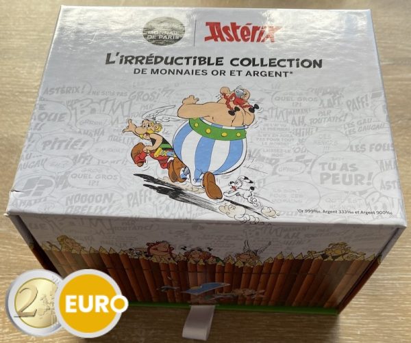 9 x 10 euro + 2 x 50 euro France 2022 – Asterix UNC Silver in blister – wave 1 + collector box - Vins Rouges Harmonieux pour Chaque Occasion