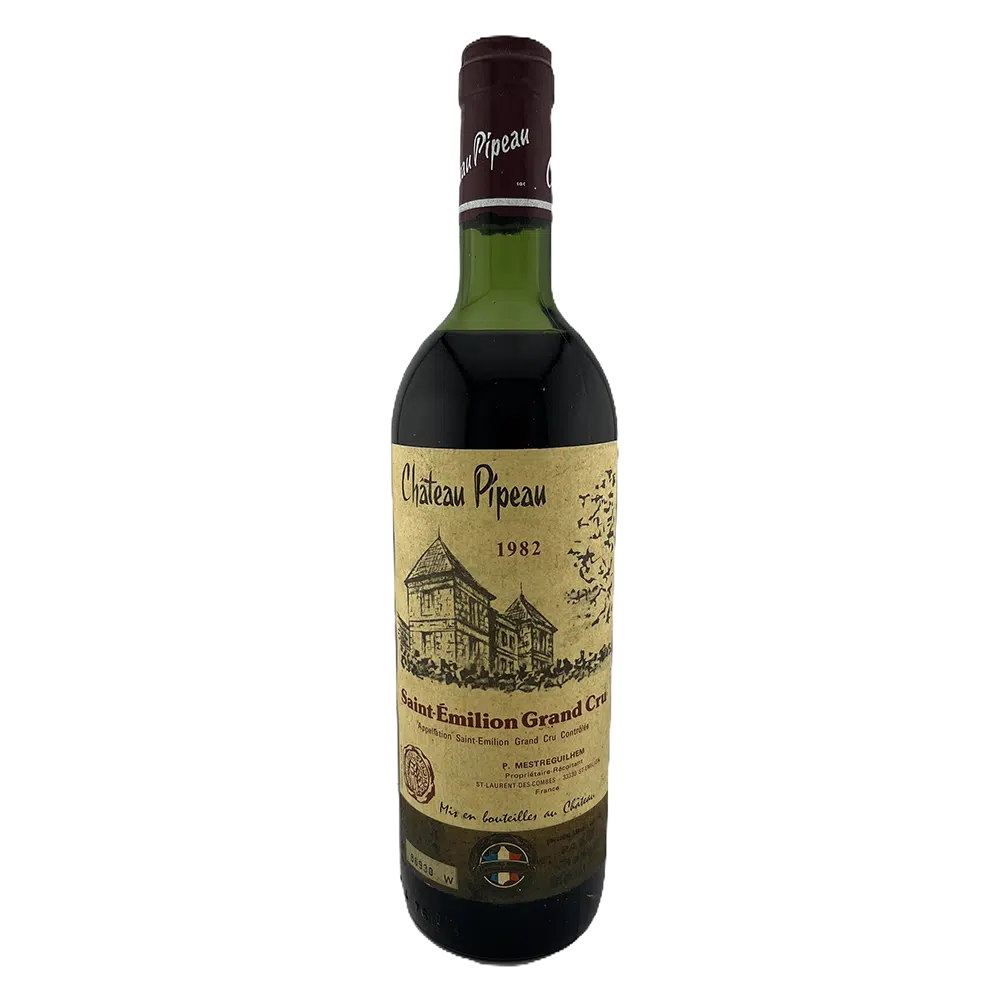 1982 Vin de Bordeaux : Château PIPEAU – Saint-Emilion Grand Cru - Vins Rouges Harmonieux pour Chaque Occasion 1982 Vin de Bordeaux : Château PIPEAU – Saint-Emilion Grand Cru - Vins Rouges Harmonieux pour Chaque Occasion