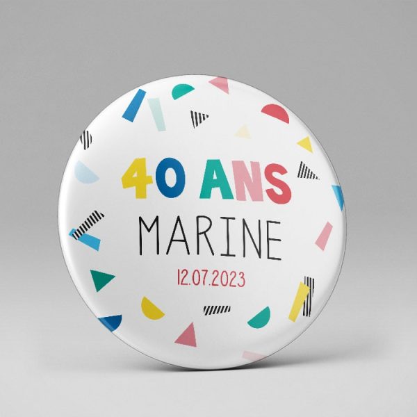 Badges Anniversaire | Color party ! - Vins Rouges Harmonieux pour Chaque Occasion